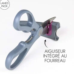 Ciseaux Avec Fourreau Aiguiseur