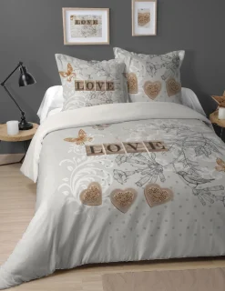 maxibazar Clemence Housse De Couette 240X220 Et 2 Taies 63X63