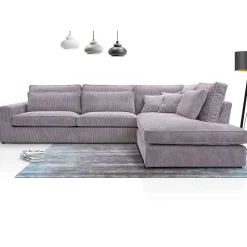 Cobra Canapé Angle Droit Gris Lincoln 86