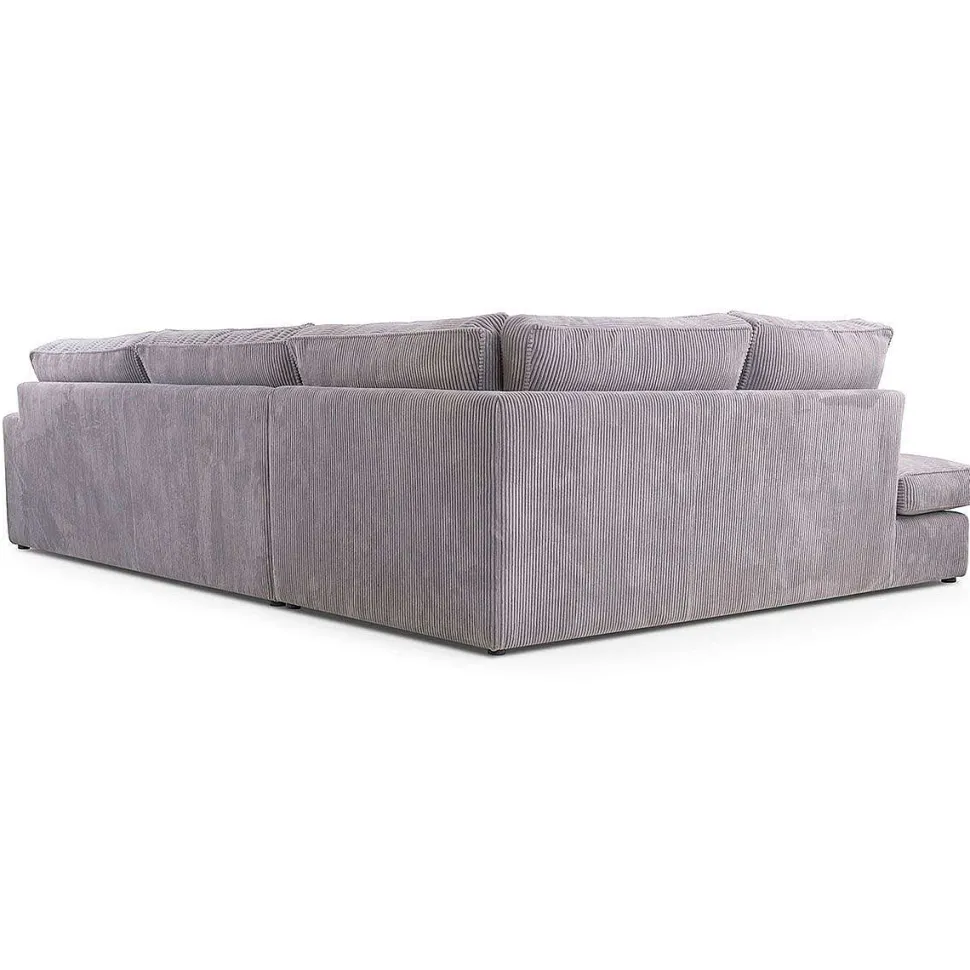 Cobra Canapé Angle Gauche Gris Lincoln 86