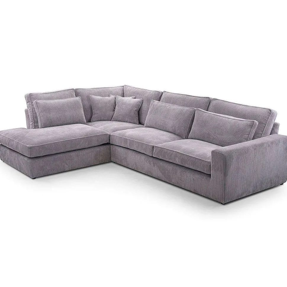 Cobra Canapé Angle Gauche Gris Lincoln 86