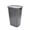 Coffre A Linge Plastique 45L 42X35X57Cm Diamant Anthracite