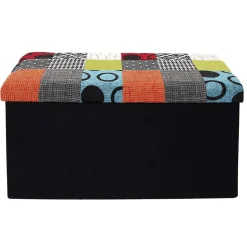 Coffre Banc Pliable Patchwork