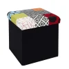 Coffre Pouf Pliable Patchwork