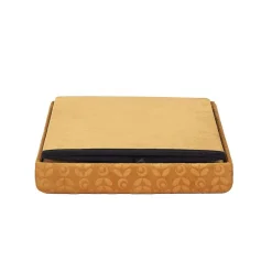 Coffre Pouf Pliable Retro Moutarde