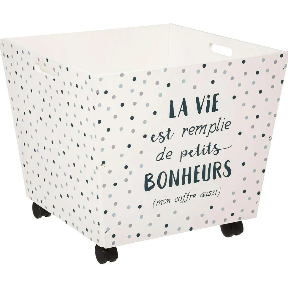 Coffre Xxl Forme Evase Bleu