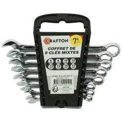 Coffret 8 Cles Mixtes 6 A 17Mm