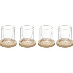 Coffret 4 Tasses Clea Bambou 8Cl