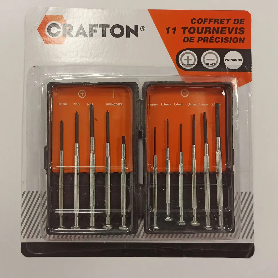 Coffret 11 Tournevis De Precision