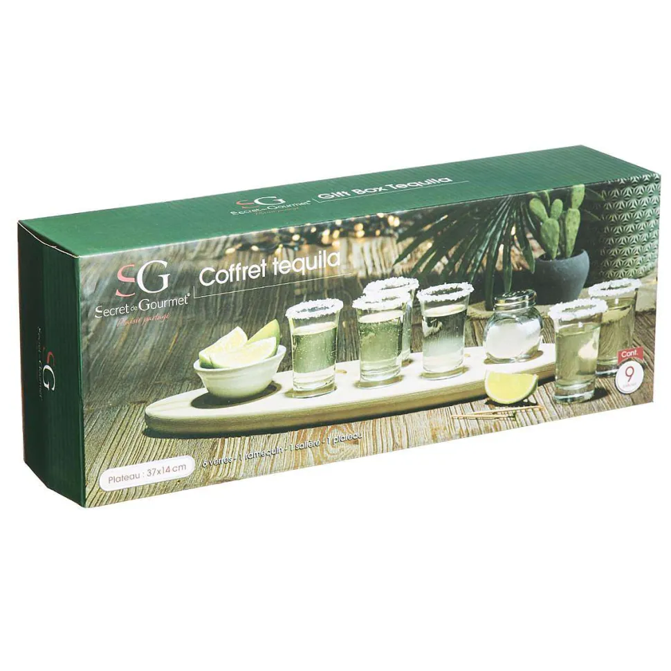 Coffret Planche Tequila 9 Pièces