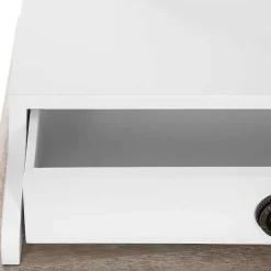 Coiffeuse Chrysa 3 Tiroirs Blanc