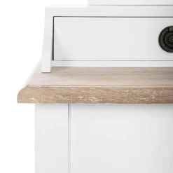 Coiffeuse Chrysa 3 Tiroirs Blanc