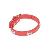 Collier Fantaisie Os 30Cm Rouge