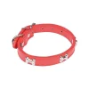 Collier Fantaisie Os 35Cm Rouge