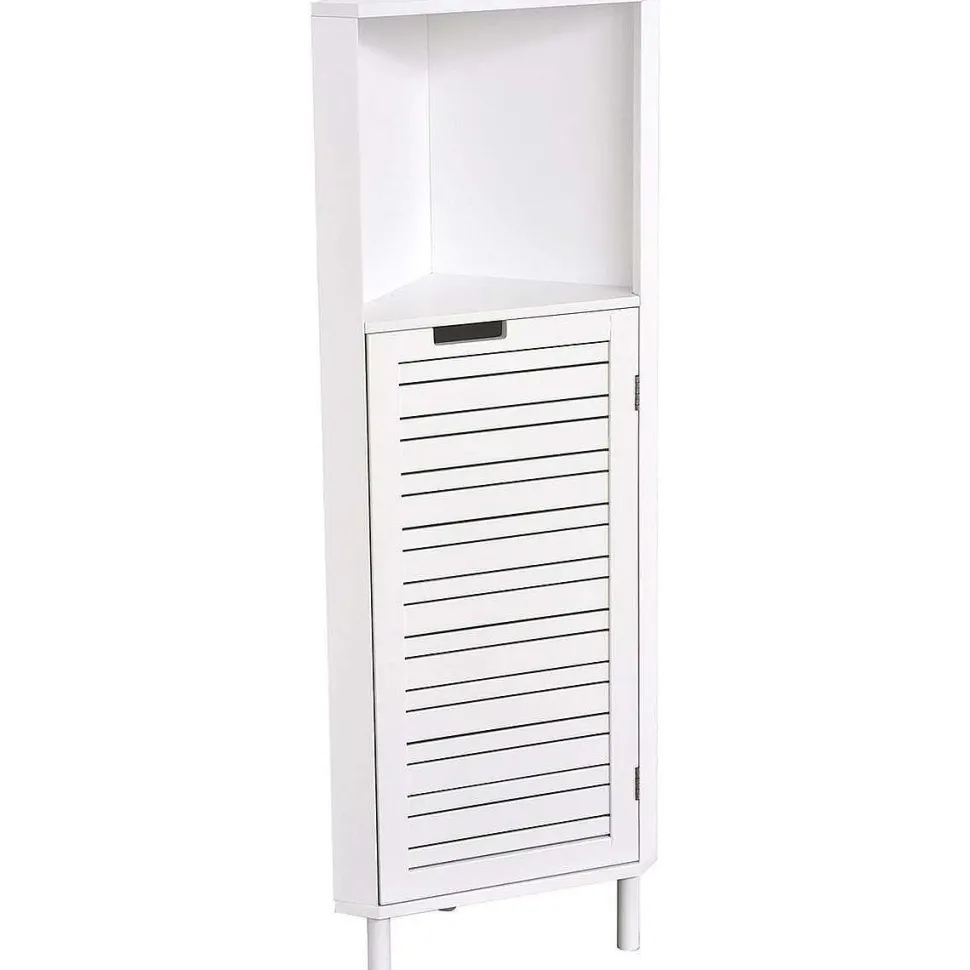 Colonne D Angle Mdf 1 Niche 1 Porte 1 Etagere Miami