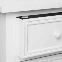 Commode 5 Tiroirs Blanc Charme