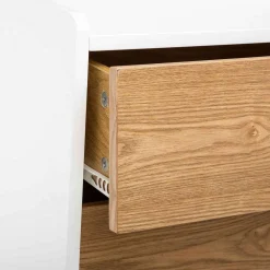 Commode 4 Tiroirs Elva Blanc