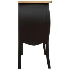 Commode 3 Tiroirs Noir Chrysa