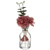 maxibazar Composition Fleur Verre Carmen H.30Cm