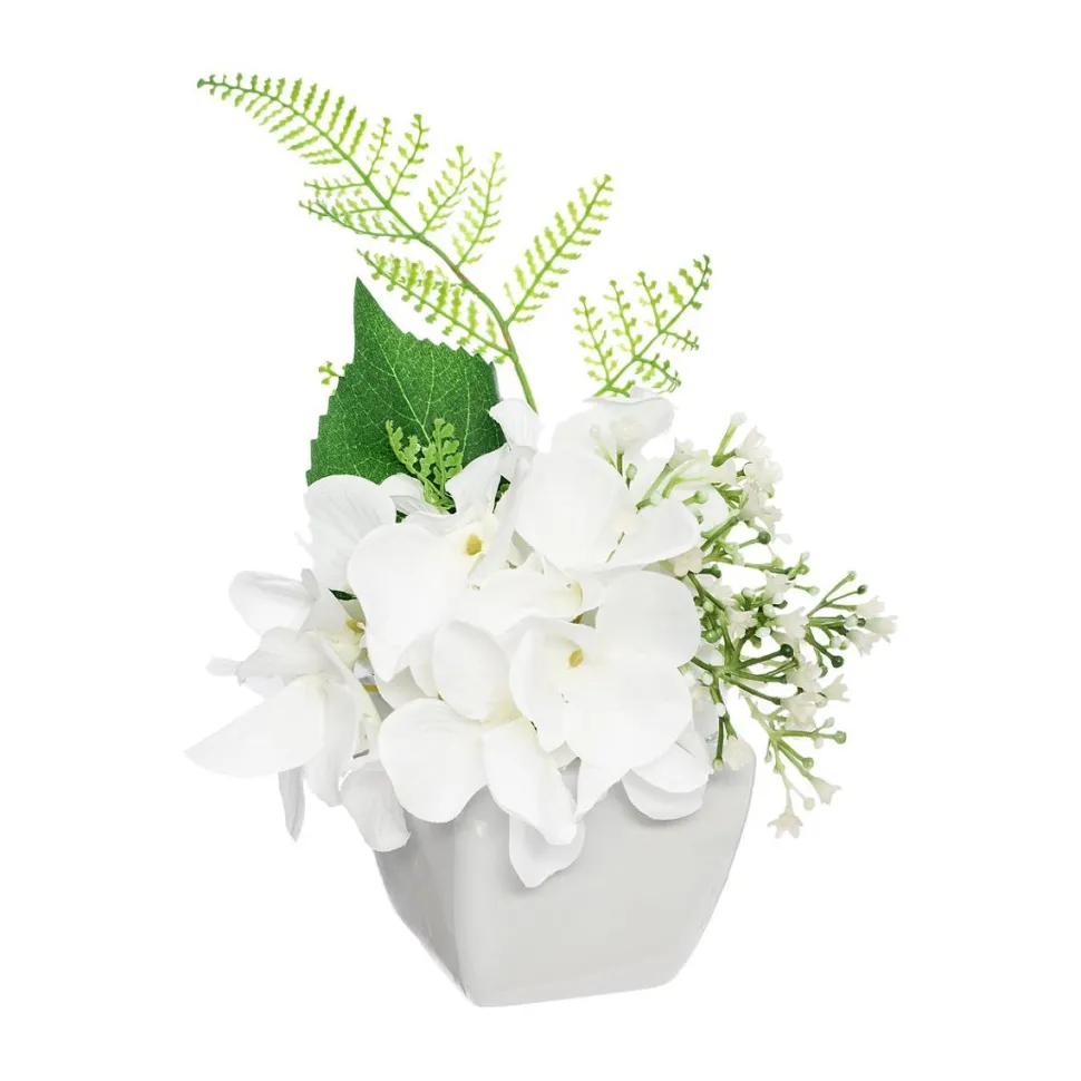 Atmosphera Composition Hortensia Ceramique H.20Cm