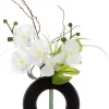 Atmosphera Composition Orchidees Vase Ceramique H.44Cm
