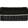 Corbeille Osier Noir Taille L