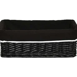 Corbeille Osier Noir Taille L