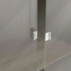 Cottage Vitrine 2 Portes Coul. 2 Portes Vitrees