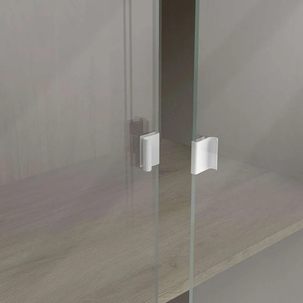 Cottage Vitrine 2 Portes Coul. 2 Portes Vitrees