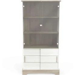 Cottage Vitrine 2 Portes Coul. 2 Portes Vitrees