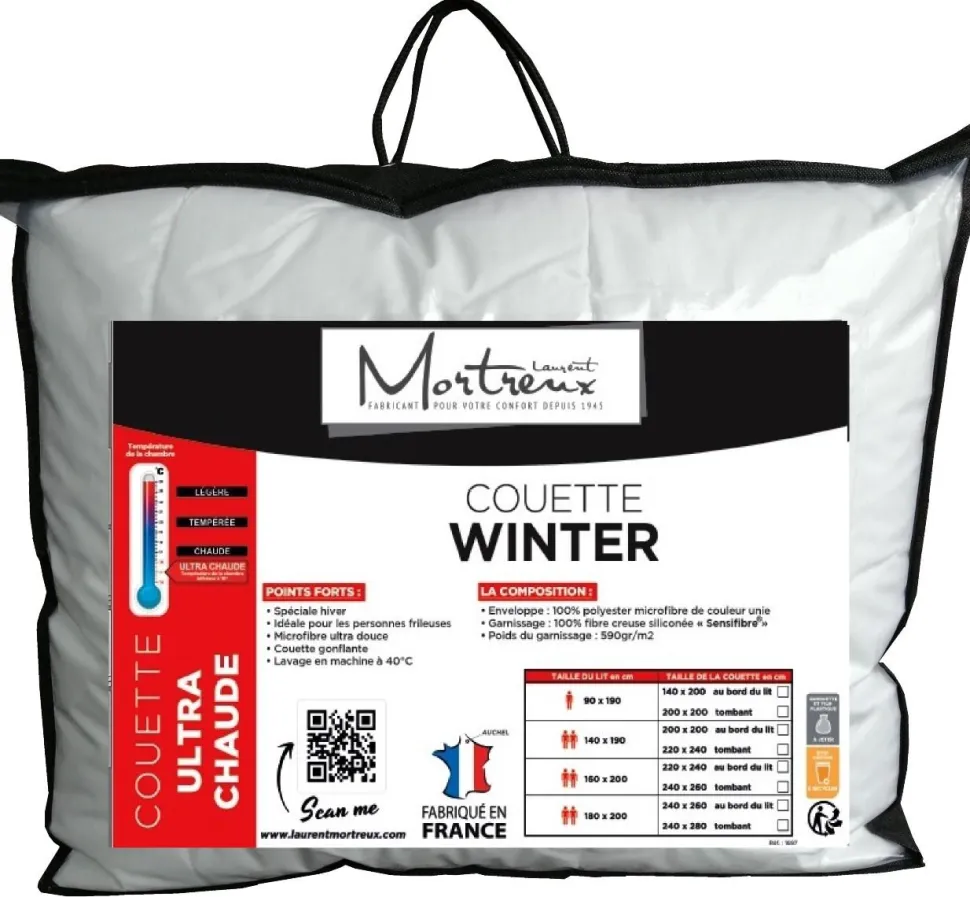 maxibazar Couette Hiver 550G 140X200Cm