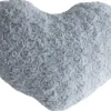 Atmosphera Coussin Coeur Boucle Gris 28X36Cm