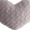 Atmosphera Coussin Coeur Boucle Rose 28X36Cm