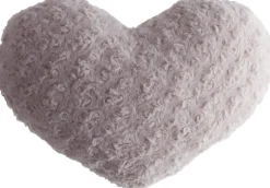 Atmosphera Coussin Coeur Boucle Rose 28X36Cm