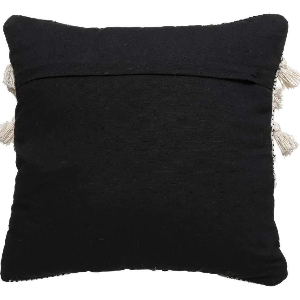 Atmosphera Coussin 3D Lurex Blanc Et Noir 45X45Cm