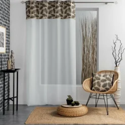 maxibazar Coussin Dehous Franges 45X45Cm Coton Recycle Imp Azeris