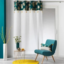 maxibazar Coussin Dehoussable Sabaly 30X50 Cm Coton Et Velours Or