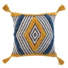 maxibazar Coussin Dehoussable 40X40Cm Teranga Bleu