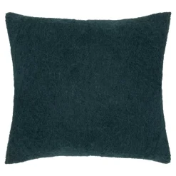 maxibazar Coussin Effet Mohair Kodi Bleu 45X45Cm