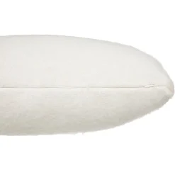 maxibazar Coussin Effet Mohair Kodi Ivoire 45X45Cm