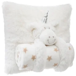 Atmosphera Coussin Et Plaid Licorne