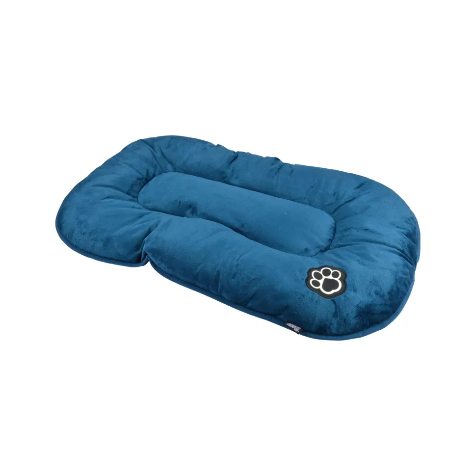 Coussin Flocon Reversible 77X50Cm Patchy Emeraude Charbon