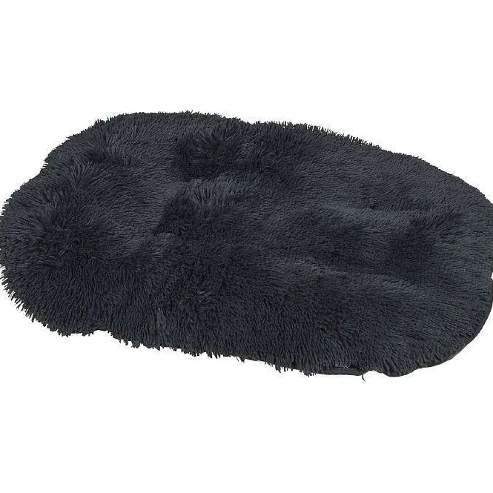 Coussin Flocon Reversible 107X65X5Cm Fluffy Anthracite