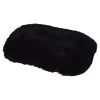 Coussin Flocon Reversible 87X55X5Cm Fluffy Noir