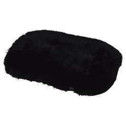 Coussin Flocon Reversible 87X55X5Cm Fluffy Noir