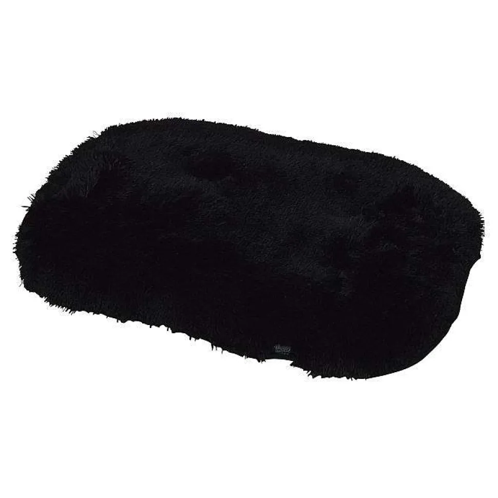 Coussin Flocon Reversible 87X55X5Cm Fluffy Noir