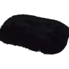 Coussin Flocon Reversible 107X65X5Cm Fluffy Noir