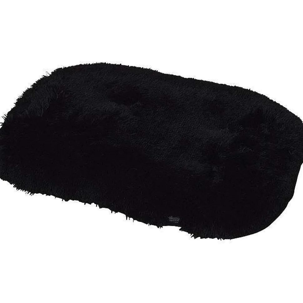 Coussin Flocon Reversible 107X65X5Cm Fluffy Noir