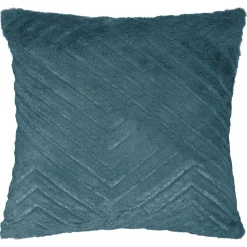 Atmosphera Coussin Fourrure 3D Geometrique Canard 45X45Cm