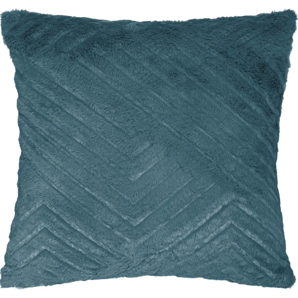 Atmosphera Coussin Fourrure 3D Geometrique Canard 45X45Cm
